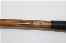 Macgregor Early Wood Shaft Mallet Putter With Heavy Brass Face & Shaft Stamp