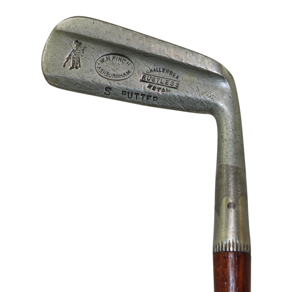 Wood Shaft Putter From Cochrane Challenger Rustless From W. H. Ashburnham