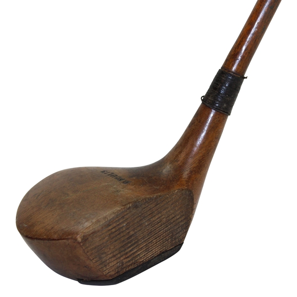 Wood Shaft Driver Head Stamp D. Foulis