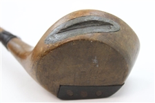 Wood Shaft Driver Head Stamp D. Foulis
