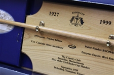 1999 Ryder Cup at the Country Club Ltd Ed Commemorative Engraved Wood Putter in Box