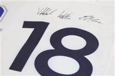Rory & Seven (7) other Team Europe Signed 2025 Ryder Cup at Bethpage Black Flag JSA ALOA