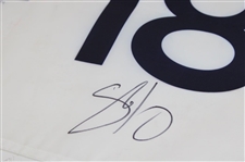 Rory & Seven (7) other Team Europe Signed 2025 Ryder Cup at Bethpage Black Flag JSA ALOA
