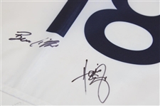 Team USA's Ben Griffin & Harris English Signed 2025 Ryder Cup at Bethpage Black Flag JSA ALOA