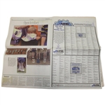 Payne Stewart 'Fantastic Finish' News & Observer Newspaper Full Monday June 21, 1999 Newspaper