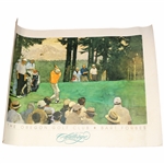 1994 The Oregon Golf Club The Challenge Poster w/Arnold Palmer Tee Shot by Bart Forbes