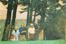 1994 The Oregon Golf Club 'The Challenge' Poster w/Arnold Palmer Tee Shot by Bart Forbes