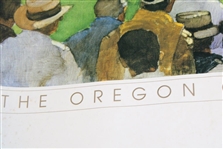 1994 The Oregon Golf Club 'The Challenge' Poster w/Arnold Palmer Tee Shot by Bart Forbes