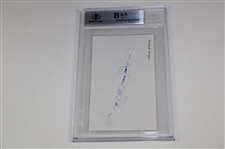 Doug Ford, Sandy Lyle, & Vijay Singh & Bernhard Langer Signed Index Cards - All Beckett Authentic
