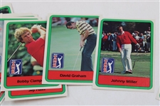 1982 Donruss PGA Tour Card Set w/1981 Donruss Pro Golf Stars Bubble Gum Cards Pack