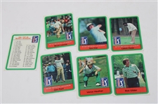 1982 Donruss PGA Tour Card Set w/1981 Donruss Pro Golf Stars Bubble Gum Cards Pack