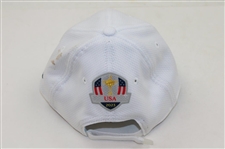 Paul Azinger Signed Personal 2023 Ryder Cup Team USA Issued Women's White Hat JSA ALOA
