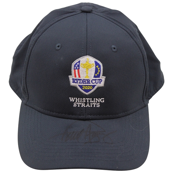 Paul Azinger Signed Personal 2020 Ryder Cup Team USA Issued Navy Hat JSA ALOA