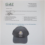 Paul Azinger Signed Personal 2020 Ryder Cup Team USA Issued Navy Hat JSA ALOA