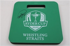 Paul Azinger Signed Personal 2020 Ryder Cup at Whistling Straits Green Seat Cushions JSA ALOA