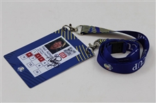 Paul Azinger Signed Personal 2023 Ryder Cup Team USA Past Captain Badge/Credential JSA ALOA