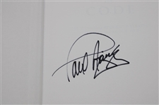 Paul Azinger Signed Personal 2010 'Cracking the Code - Paul Azinger 2008 Ryder Cup Captain' Book JSA ALOA