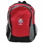 Paul Azinger Signed Personal 2020 Ryder Cup Team USA Issued Red/Black Backpack JSA ALOA