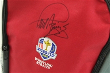Paul Azinger Signed Personal 2020 Ryder Cup Team USA Issued Red/Black Backpack JSA ALOA