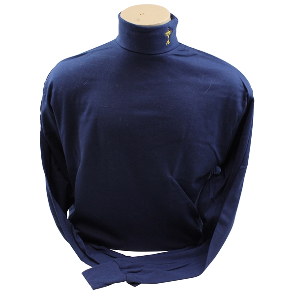 Paul Azingers The Ryder Cup Team USA Navy Antigua Long Sleeve Turtleneck Shirt - Large