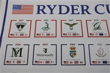 Paul Azinger's 2025 Ryder Cup at Bethpage Black 'History of the Ryder Cup' Poster by Chandler Withington 