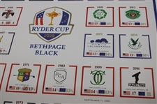 Paul Azinger's 2025 Ryder Cup at Bethpage Black 'History of the Ryder Cup' Poster by Chandler Withington 