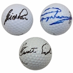 Stewart Cink, Nick Price & Greg Norman Signed Golf Balls JSA ALOA