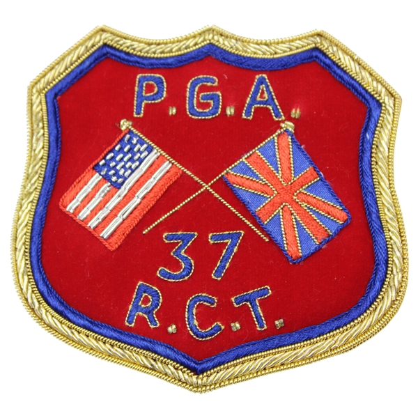 1937 Ryder Cup at Southport & Ainsdale Commemorative Team Bullion Coat Crest