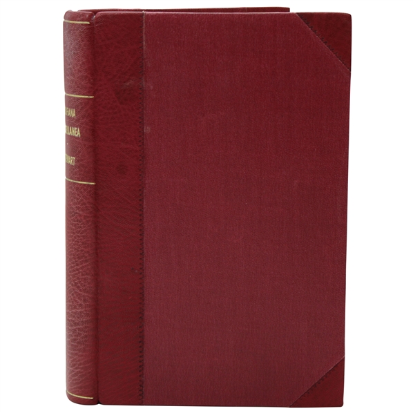 1887 Golfiana Miscellanea Book by James Lindsay Stewart