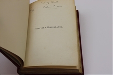 1887 'Golfiana Miscellanea' Book by James Lindsay Stewart