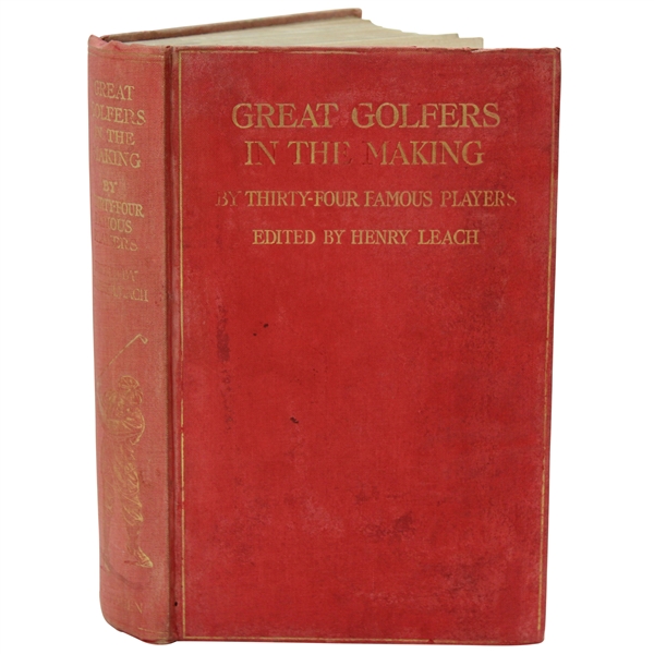 1907 Great Golfers In The Making Book Edited by Henry Leach
