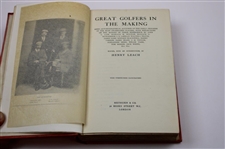 1907 'Great Golfers In The Making' Book Edited by Henry Leach

