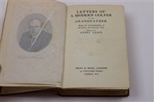 1910 'Letters Of A Golfer To His Grandfather' Book by Henry Leach
