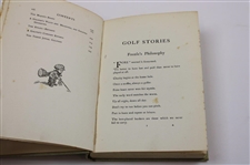 1914 'Golf Stories' Book by Gerald Batchelor
