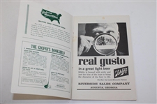 1962 Masters Week Souvenir Booklet - Arnold Palmer's 3rd Masters Win