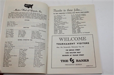 1962 Masters Week Souvenir Booklet - Arnold Palmer's 3rd Masters Win
