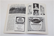 1962 Masters Week Souvenir Booklet - Arnold Palmer's 3rd Masters Win