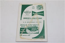 1962 Masters Week Souvenir Booklet - Arnold Palmer's 3rd Masters Win