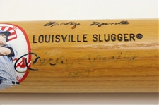 Mickey Mantle Signed Louisville Slugger 'Mickey Mantle' M110 Baseball Bat w/'No. 7' JSA ALOA