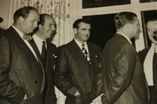 1949 Ryder Cup Team USA Being Interviewed by BBC at Reception at Savoy Press Photo - September 9th