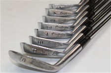 Macgregor Jack Nicklaus Woods & Irons Muirfield 20th Ann Models 3-8 ,P, S W/ 3 Woods R-300 Dynamic Gold Shafts