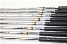 Macgregor Jack Nicklaus Woods & Irons Muirfield 20th Ann Models 3-8 ,P, S W/ 3 Woods R-300 Dynamic Gold Shafts