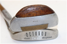 Otey Crisman Wood Shaft & Octagon Zone Weighted ZW88 Putters