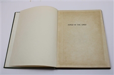 1919 'Songs Of The Links' Book by Robert Risk

