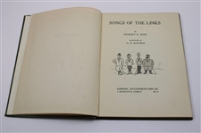 1919 'Songs Of The Links' Book by Robert Risk
