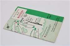 1960 Augusta National Golf Club Tournament Spectator Guide - Palmer's Second Masters Win