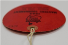 1962 Masters Tournament Sunday Fourth & Final Rd Ticket #3668 - Arnold Palmer Winner