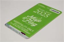 2025 Masters Map & Flag Official Hospitality Only Thursday Badge #U00034 - Rory Career Grand Slam!