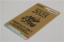 2025 Masters Map & Flag Official Hospitality Only Saturday Badge #U00041 - Rory Career Grand Slam!