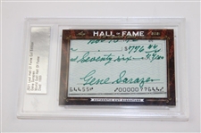 Gene Sarazen 2021 WGHoF Cut Edition & 2014 Jack Fleck/Ray Floyd 1/1 Legends of Links BECKETT